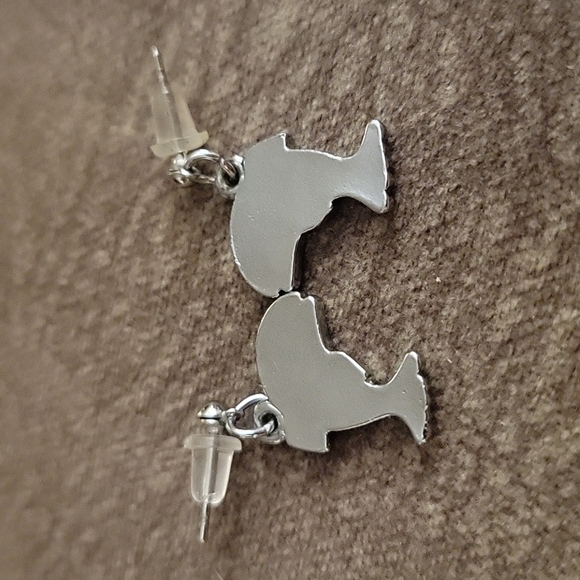 3/$30 Abalone Shell Dolphin Post Stud Dangle Beach Mermaidcore Earrings - Picture 3 of 7